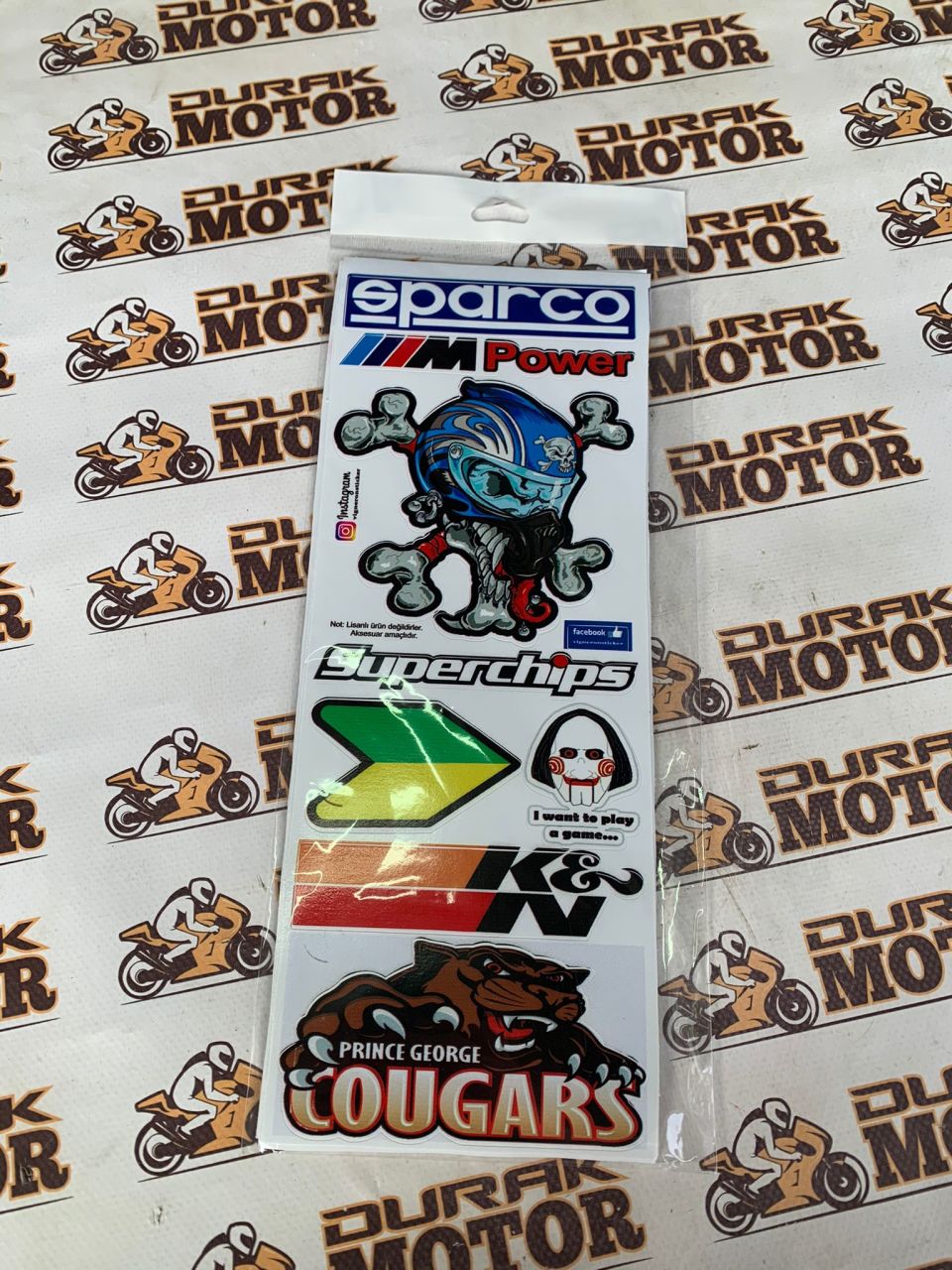 MOTOSİKLET SPARCO STİCKER
