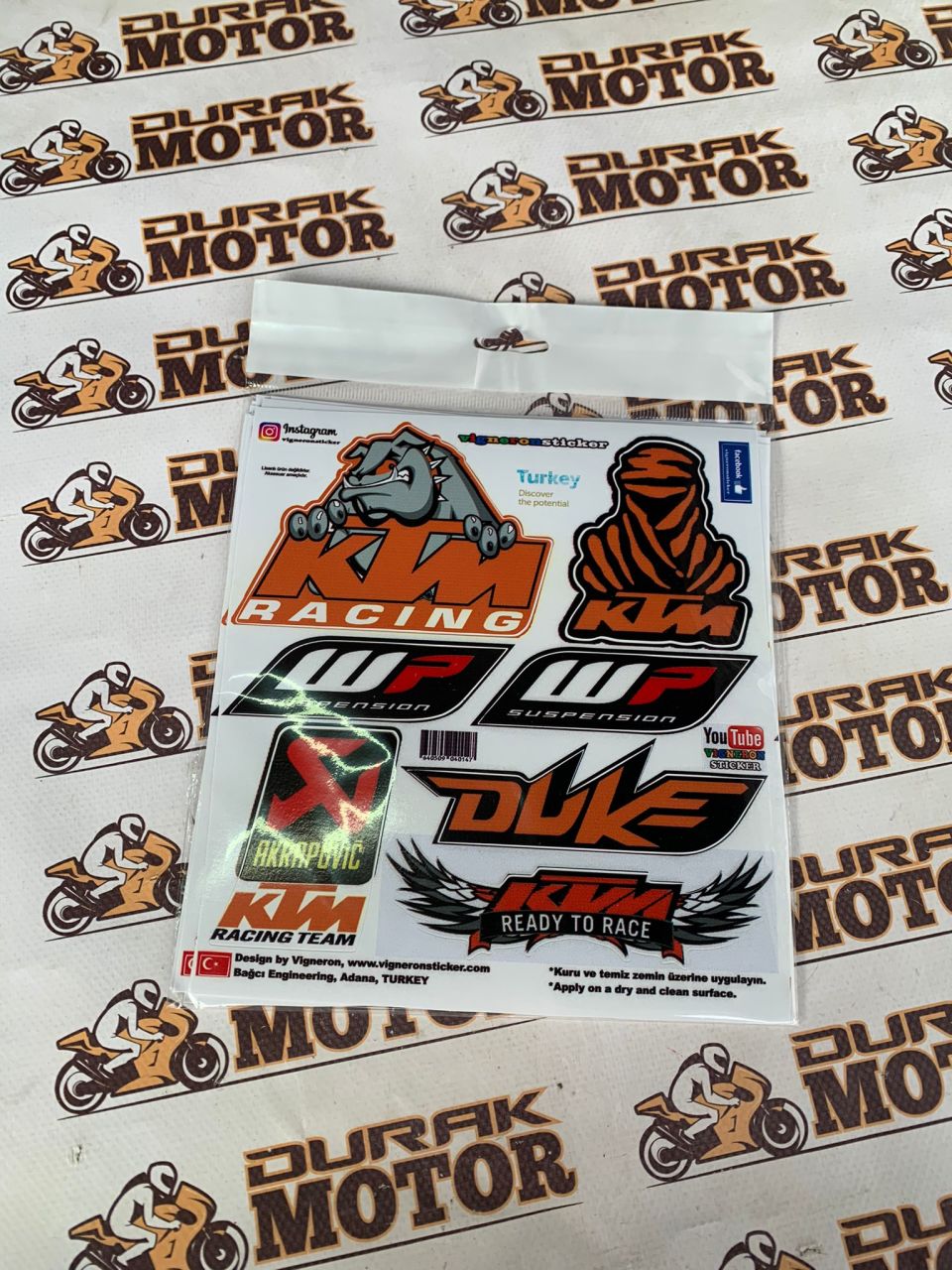 MOTOSİKLET KTM STİCKER