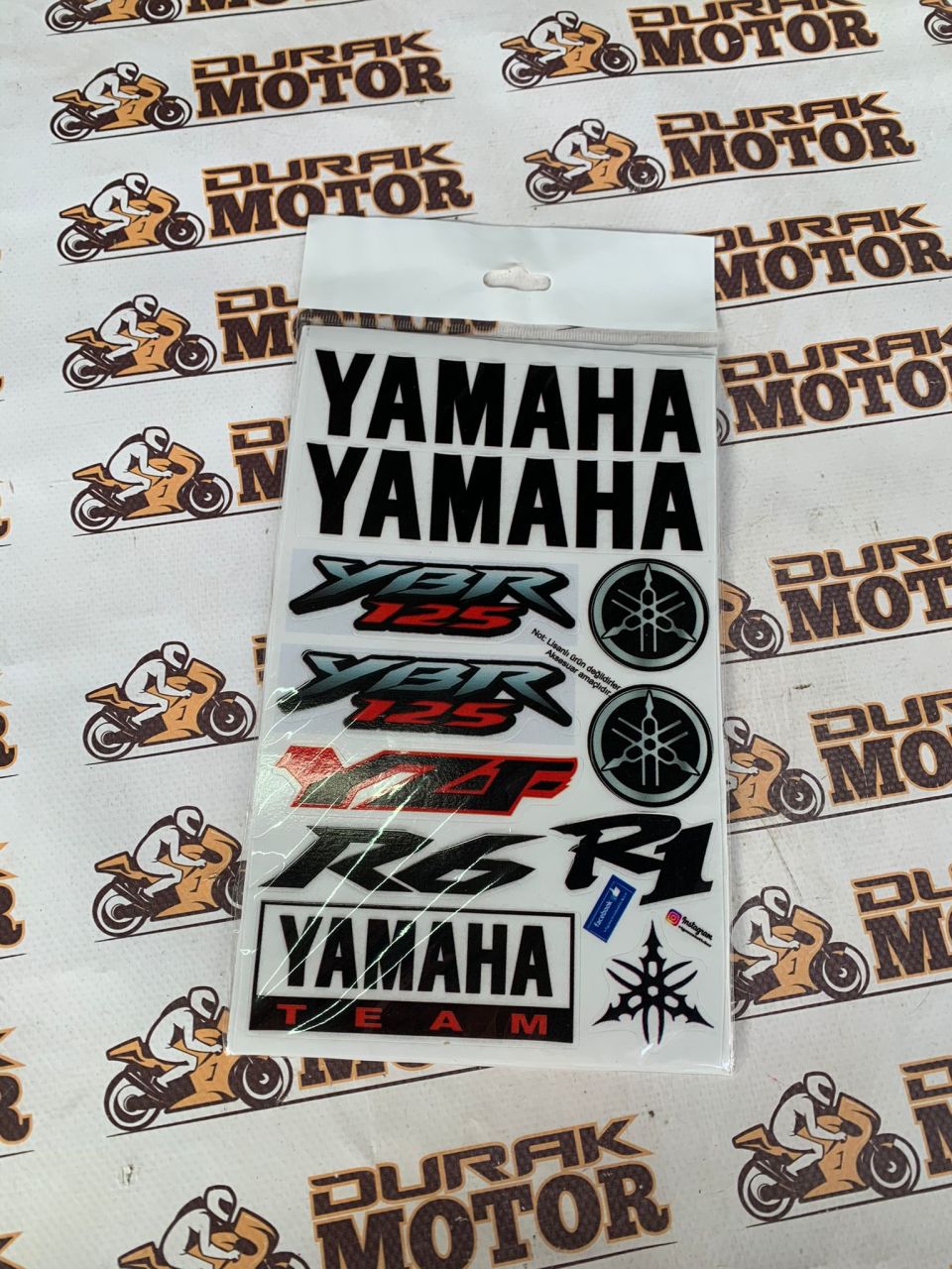MOTOSİKLET YAMAHA STİCKER
