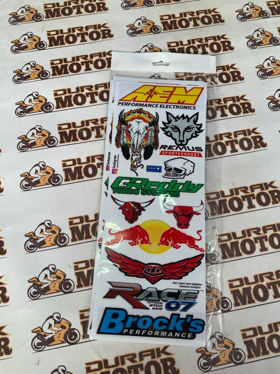 MOTOSİKLET KARIŞIK STİCKER