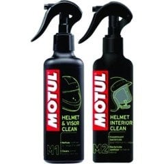 MOTUL M1-M2 KASK İÇİ VE CAMI TEMZLEME SPREYİ SET.