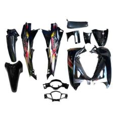 MOTORAN TORRO NORTON 100 KAPORTA SETİ SİYAH 13 PARÇA ORİJİNAL.
