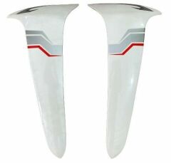 MOTORAN TORRO (TORRO LX) SAĞ SOL DIŞ DİZLİK BEYAZ ORİJİNAL.