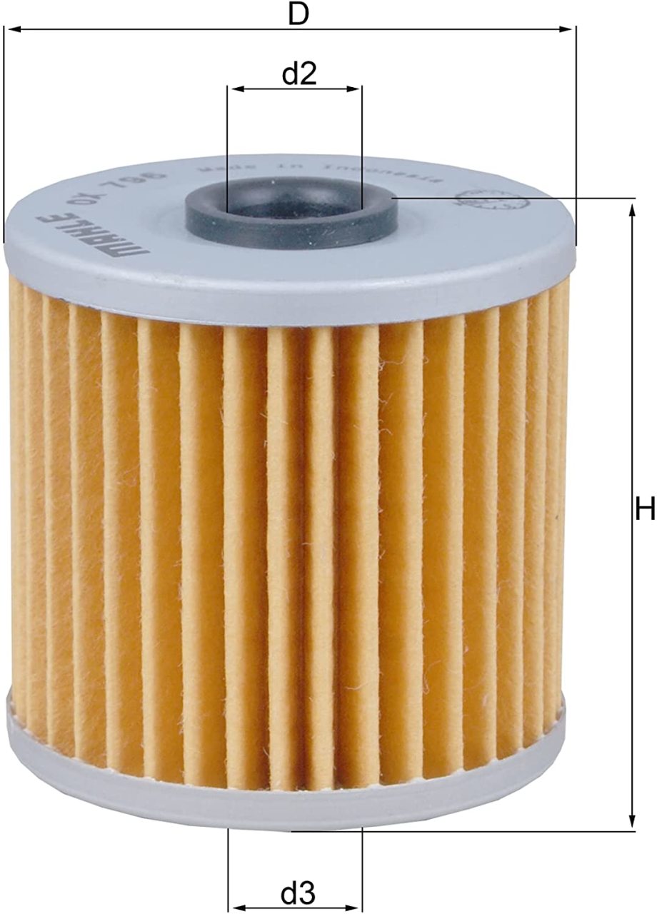 MAHLE OX796 YAG FİLTRESİ.