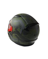 LS2 RAPID 2 THUNDER BIRDS MAT YEŞİL-SİYAH-GRİ KASK