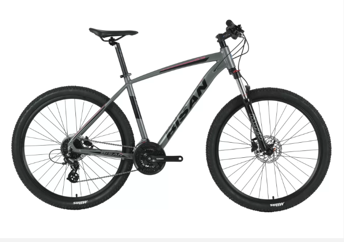 Bisan MTX 7300 26 Jant Dağ Bisikleti Siyah Gri 40 cm