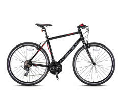 Kron SPX100 28 Jant Trekking Bisiklet Siyah - Kırmızı/Füme 56 cm