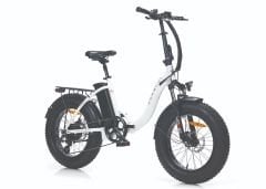 Corelli Truva S 20 Jant Katlanabilir Fat Bike Elektrikli Bisiklet Beyaz