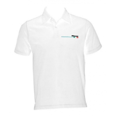 T-Shirt Beyaz Bianchi Polo Uomo