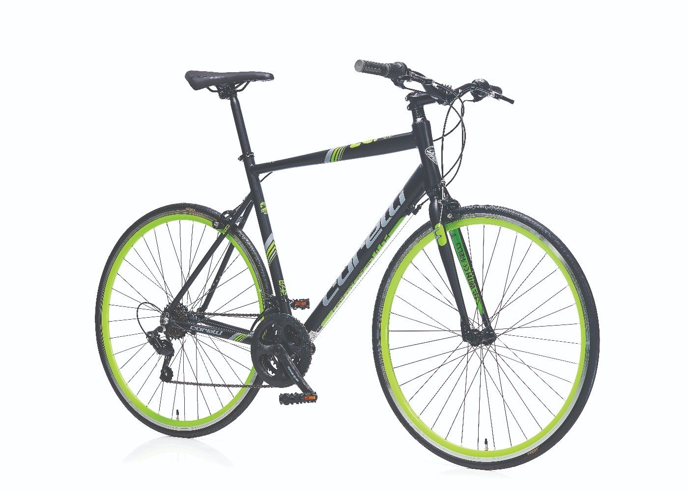 Corelli Fit Zero 28 Jant Şehir Bisikleti Koyu Gri-Yeşil 48 cm