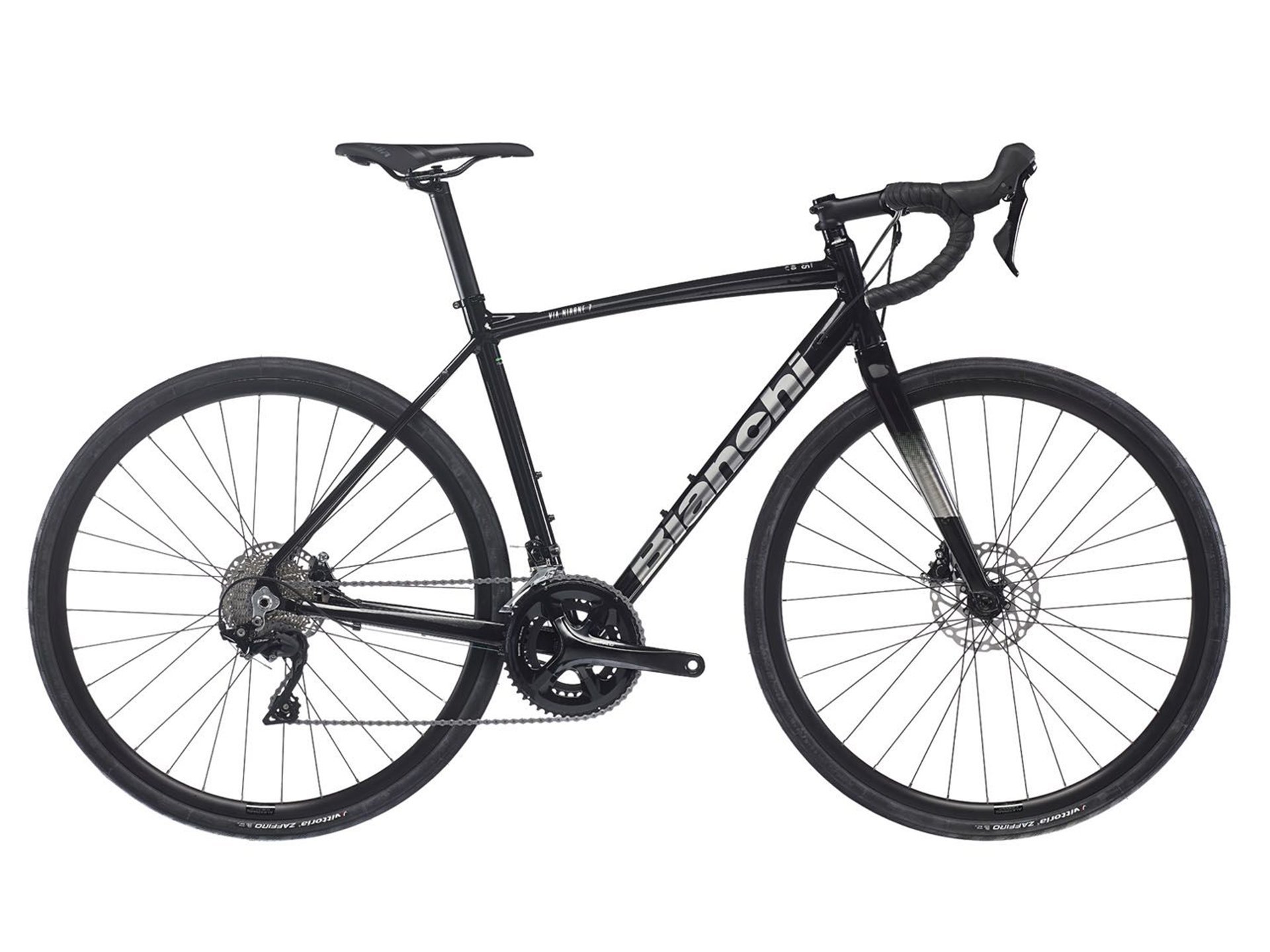 Bianchi Via Nirone 7 Hidrolik Disc Fren Yol Yarış Bisikleti Parlak Füme-Celeste 54 Cm