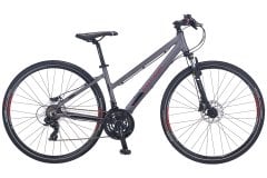 Salcano City Life 21S Unisex Hidrolik Fren 28 Jant Şehir Bisikleti Pembe-Siyah 41 cm
