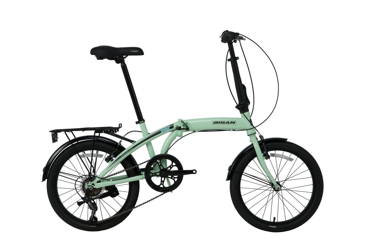 Bisan Twin S Katlanır Bisiklet Mint Yeşili