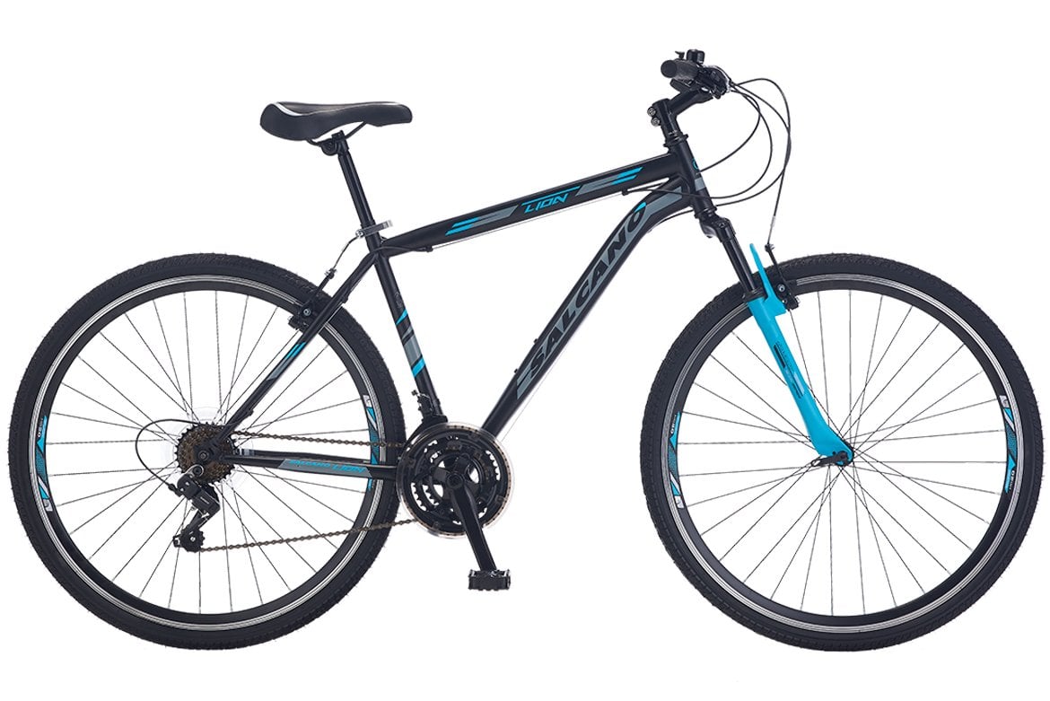 Salcano City Lion V  28 Jant Şehir Bisikleti Siyah-Kırmızı 49 Cm