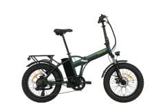 Bisan E-Folding F2 Katlanır Elektrikli Bisiklet Siyah-Sarı