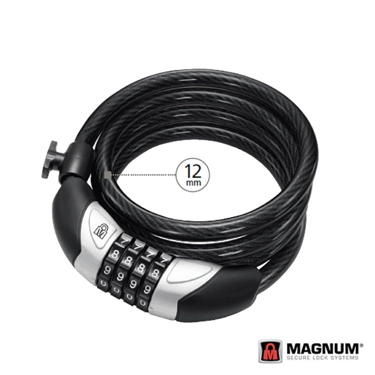 Kilit Magnum Spiral 12x1800 Şifreli 3110