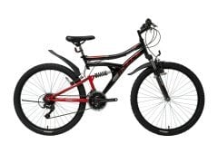 Bisan MTS 4300 26 Jant Dağ Bisikleti Mat Siyah-Kırmızı