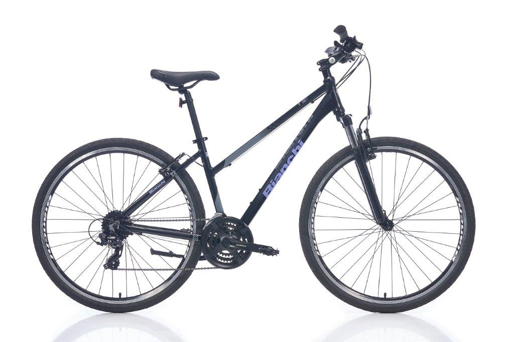 Bianchi T0017fs-L 24 Vites Kadın Şehir Bisikleti Siyah-Lila 43 cm