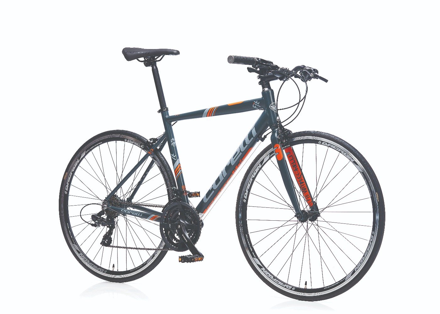 Corelli Fitbike 1.0 Fitness Bisiklet Gri-Turuncu 48 cm