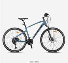 Kron TX500 Hidrolik Disk 28 Jant 20 Vites Cues Trekking Bisiklet Mat Gri-Siyah 46 cm