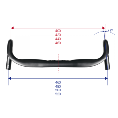 Gidon Yarış 31.8 440mm Zero1 Deda