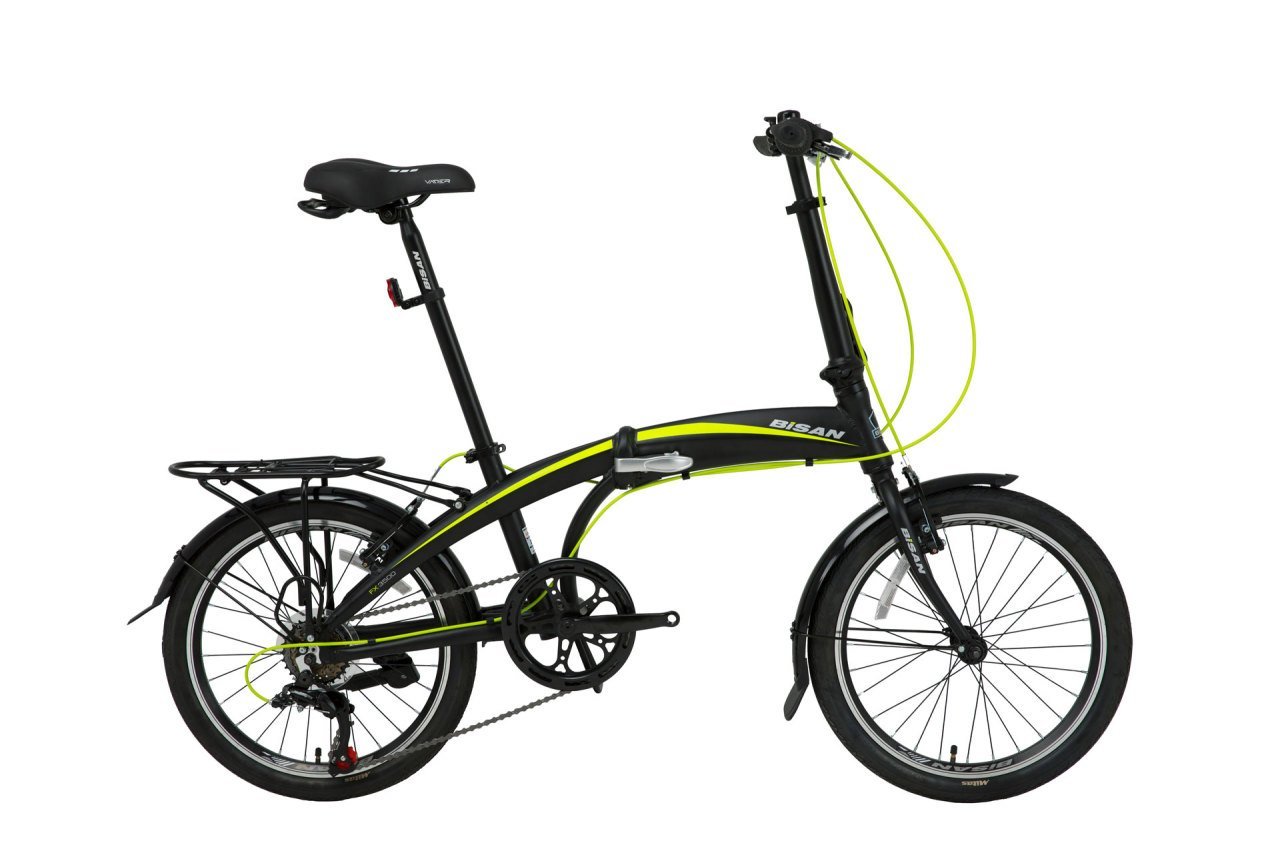 Bisan Fx3500 Trn 20 Jant Katlanır Bisiklet Siyah-Sarı