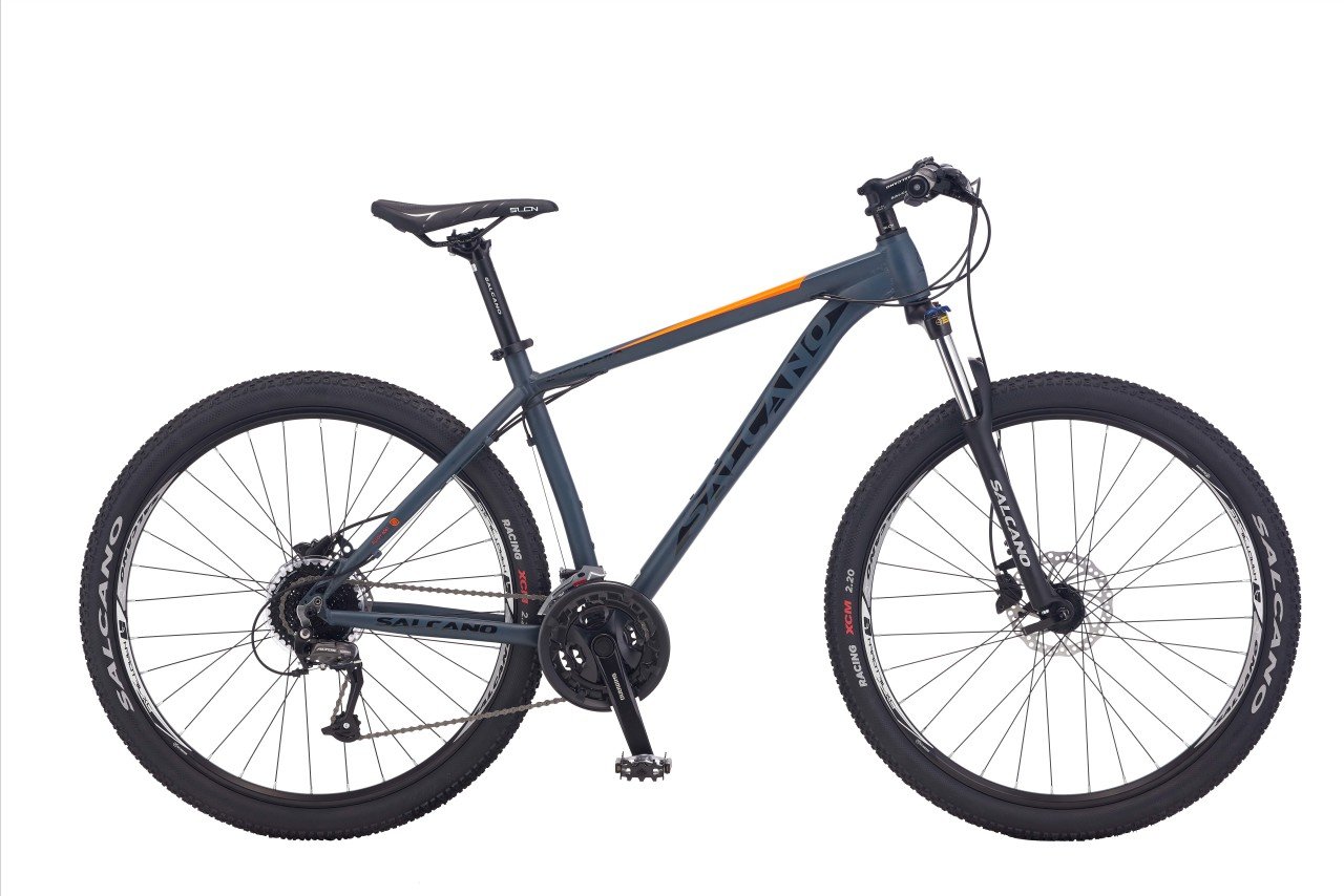 Salcano İnsomnia 27.5 Jant Dağ Bisikleti Mat yeşil-Gri 46 cm