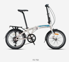 Kron Fd750 20 Jant Katlanır Bisiklet Mat Bej-Turkuaz