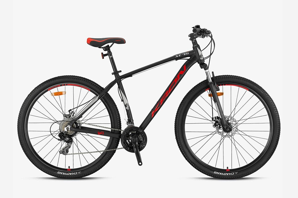Kron XC 75 Disk Fren 29 Jant Dağ Bisikleti Mat Siyah-Kırmızı/Bej 43 cm