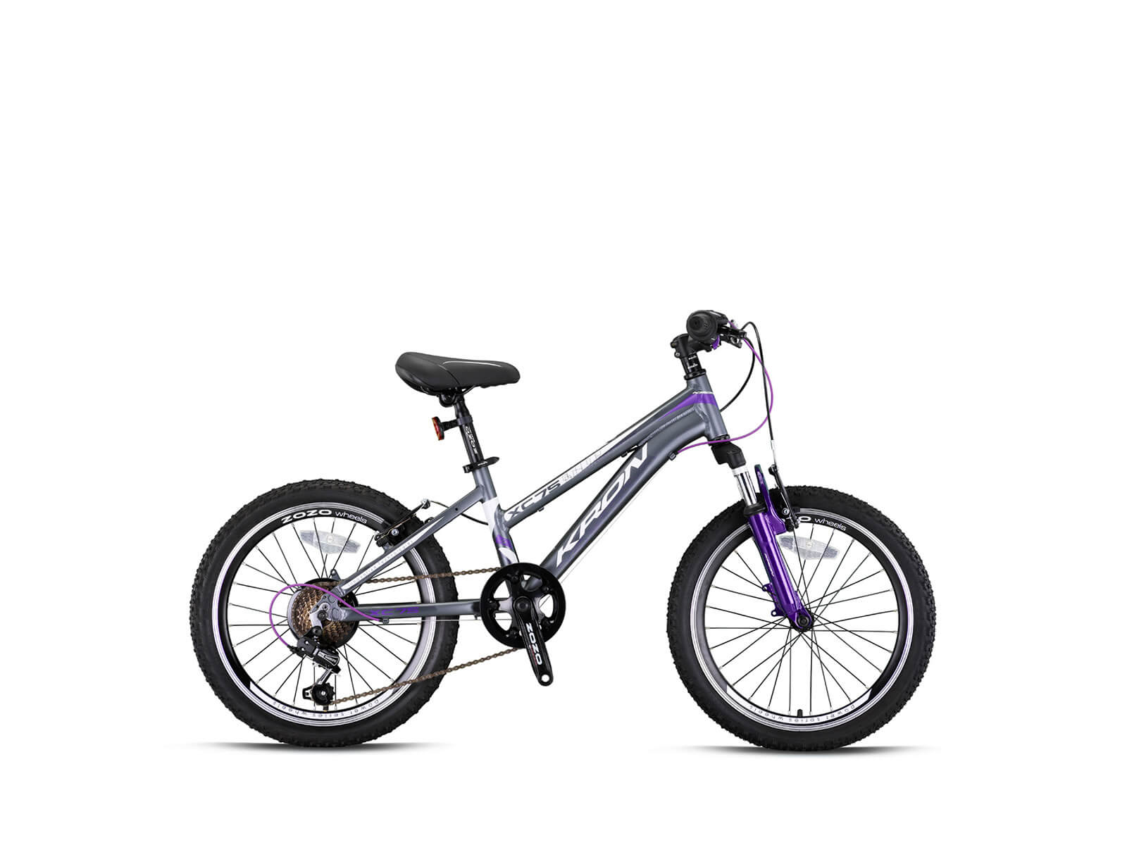 Kron XC75 Lady 20 Jant Çocuk Bisikleti Mat Antrasit-Pembe