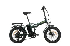 Bisan E-Folding F2 Katlanır Elektrikli Bisiklet Haki-Sarı