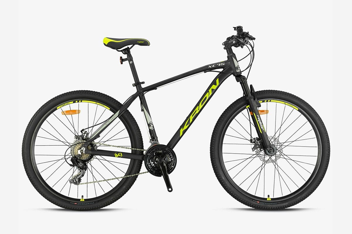 Kron XC 75 Disk Fren 29 Jant Dağ Bisikleti Mat Siyah/Neon Sarı-Füme 43 cm