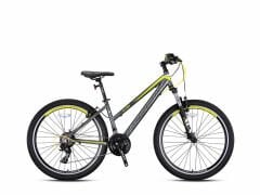 Kron XC 100 Lady 26 Jant Dağ Bisikleti Mat Füme- Gri/Açık Sarı 43 cm