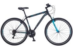 Salcano City Lion V Fren 28 Jant Şehir Bisikleti Mat Siyah-Yeşil 48 Cm