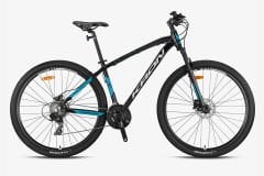Kron XC 100 Hidrolik Disk Fren 27.5 Jant Dağ Bisikleti Mat Siyah-Turkuaz 43 cm