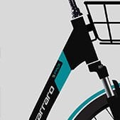 Carraro E-Pack 2.1 Elektrikli Kargo Bisikleti Siyah-Kırmızı-Gri