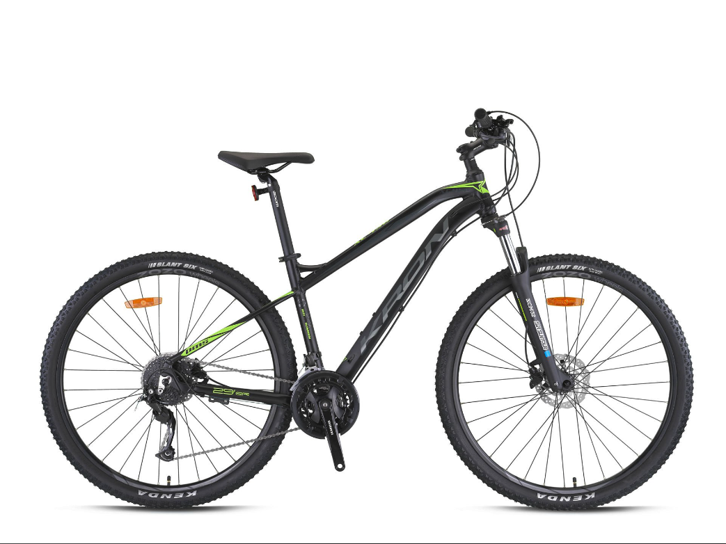 Kron XC 450 Hidrolik Fren 27.5 Jant Dağ Bisikleti Mat Siyah-Füme/Yeşil