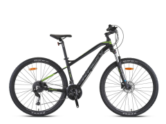 Kron XC 450 Hidrolik Fren 27.5 Jant Dağ Bisikleti Mat Siyah-Füme/Yeşil
