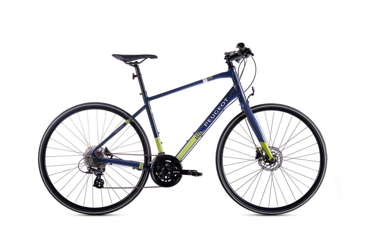Peugeot T09 Trekking Bisiklet Mavi-Yeşil