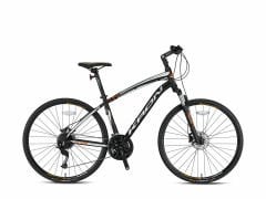 Kron TX450 Hidrolik Disk 28 Jant Trekking Bisiklet Mat Siyah-Turuncu 46 cm