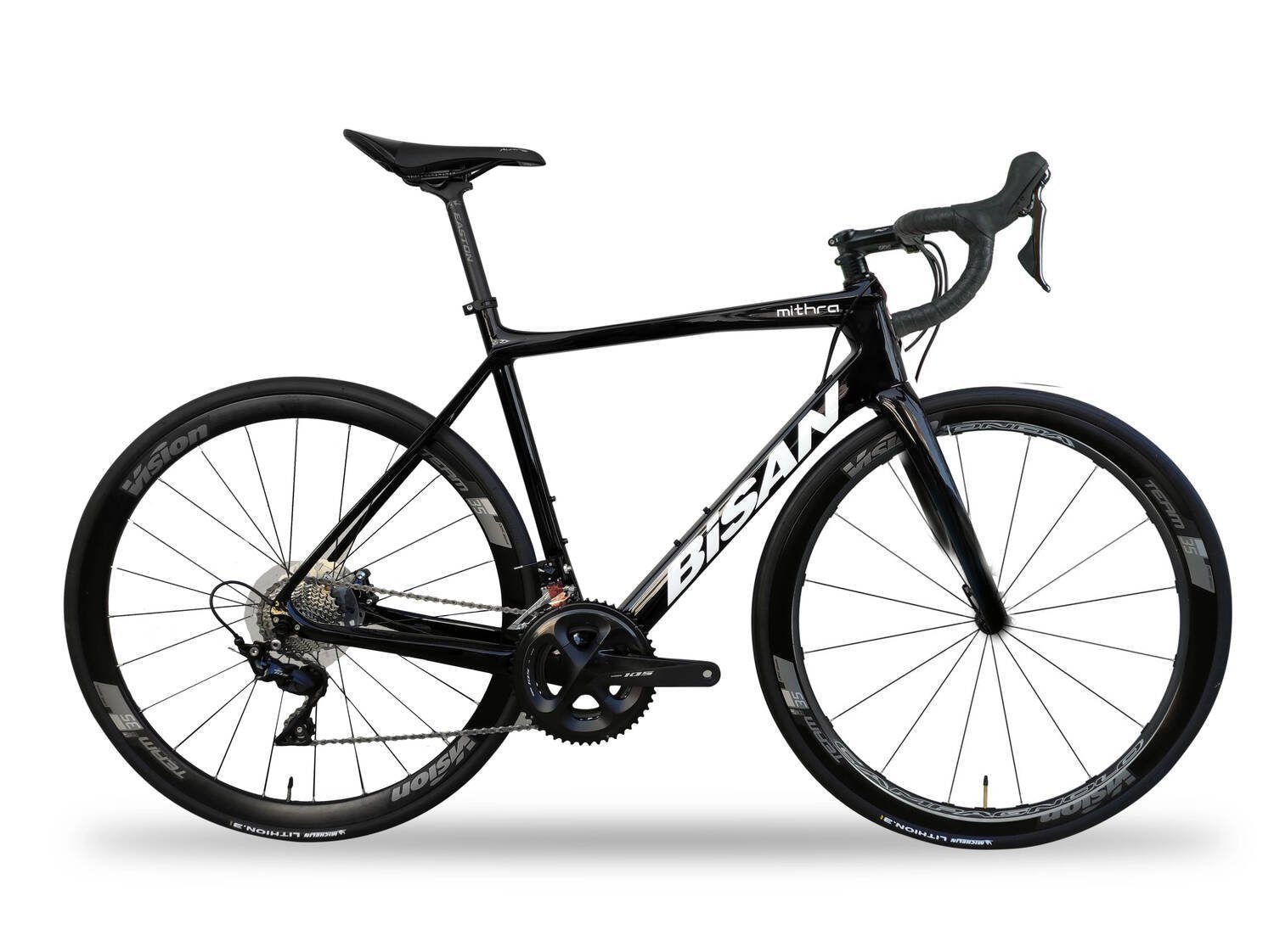 Bisan Mithra Rim Brake Ultegra Yol Bisikleti Siyah-Beyaz 54 cm