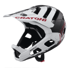 Kask Fullface Cratoni Madroc Mat White M-L 58-61 cm