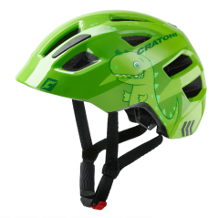 Kask Çocuk Maxster Dino Green Glossy Cratoni XS 46-51 cm