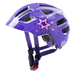Kask Çocuk Maxster Star Purple Glossy Cratoni S-M 51-56 cm