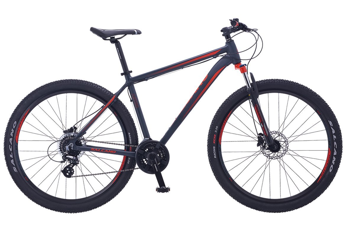 Salcano Astro Hidrolik Fren 27.5 Jant Dağ Bisikleti Mat Siyah-Kırmızı 46 cm