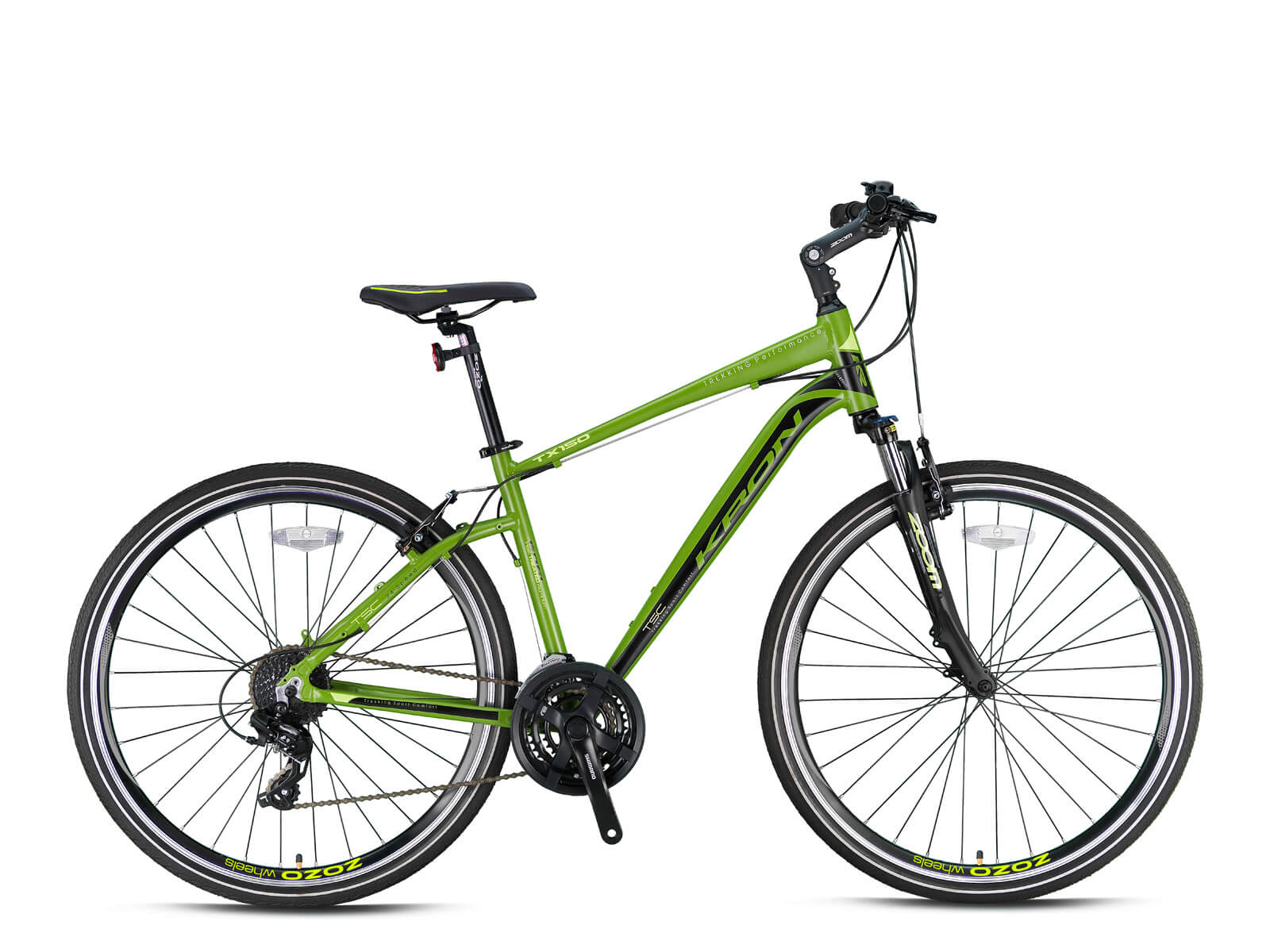Kron TX150 28 Jant Trekking Bisiklet Mat Haki-Sarı Siyah 51 cm