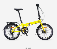Kron FD3000 20 Jant Hidrolik Fren Katlanır Bisiklet Sarı-Altın Sarı