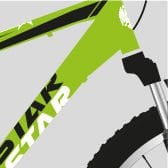 Bianchi Star 24 Jant Dağ Bisikleti Yeşil-Siyah-Beyaz