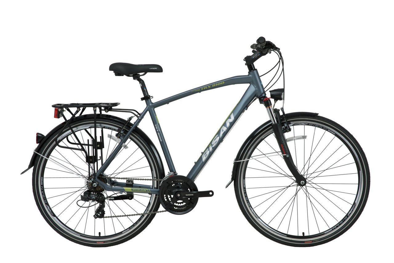 Bisan Trx8100 City 28 Jant Şehir Bisikleti Yeşil Beyaz