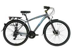 Bisan Ctx6400 Comfortline 26 Jant Şehir Bisikleti Gri-Siyah 48 cm